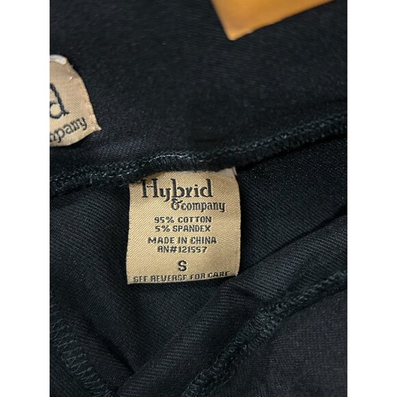 Hybrid & Company Gold Buttons Slim Fit High Waist Pants Size Small Skinny NWT - Picture 5 of 10